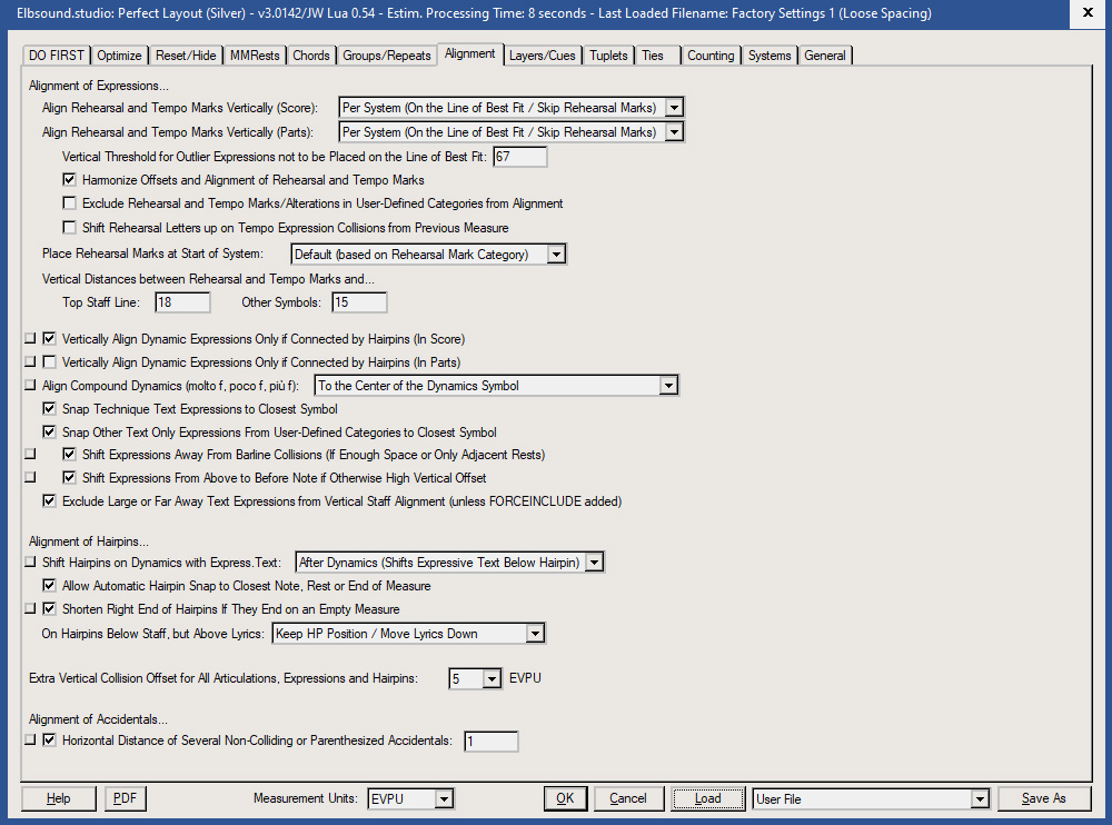 Perfect Layout: Settings Alignment