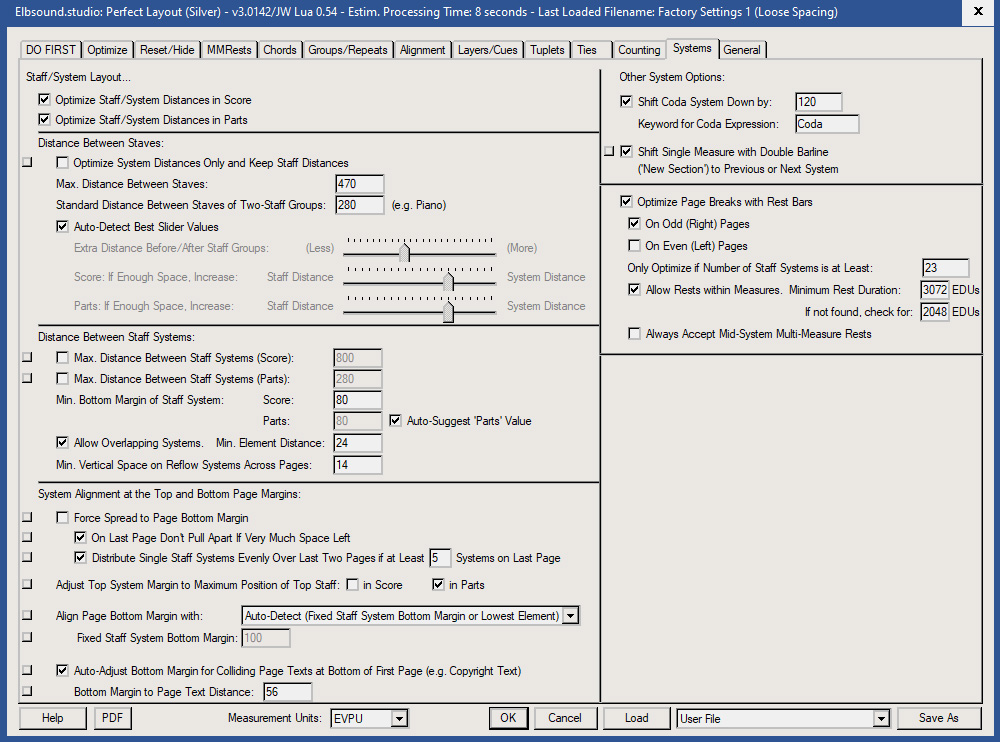 Perfect Layout: Settings Systems