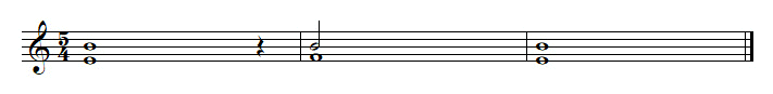 Add Quarter Note in 5/4