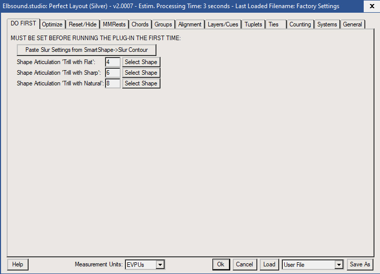 Perfect Layout: Einstellungen zuerst