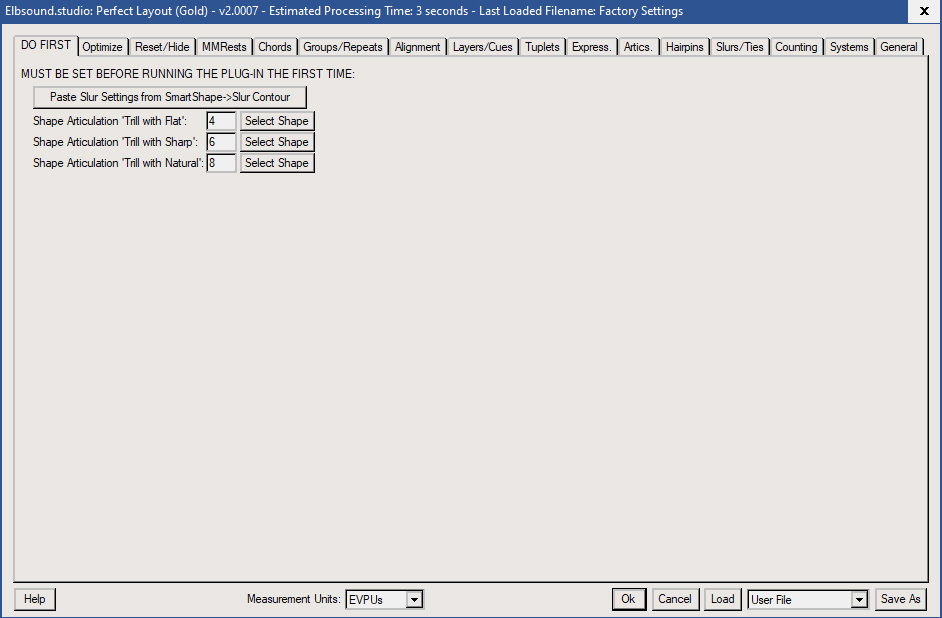 Perfect Layout: Einstellungen zuerst
