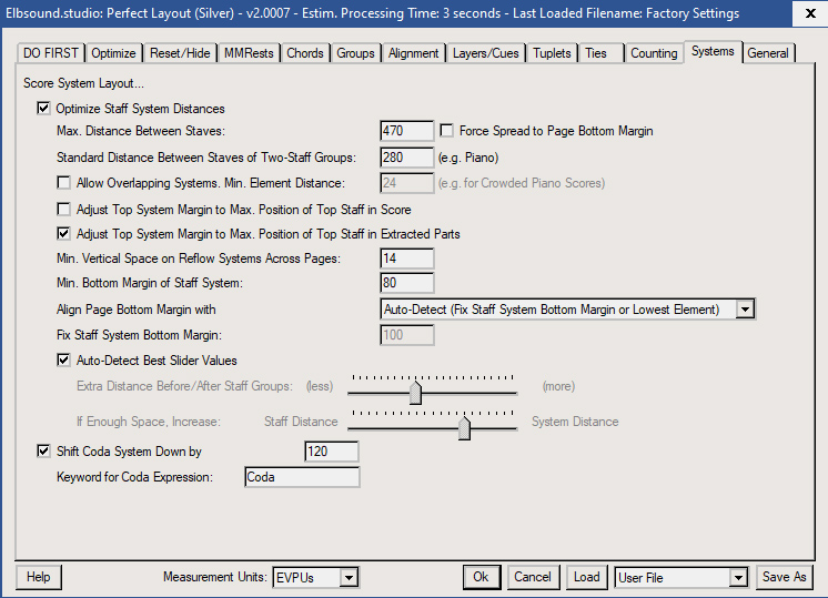 Perfect Layout: Einstellungssysteme