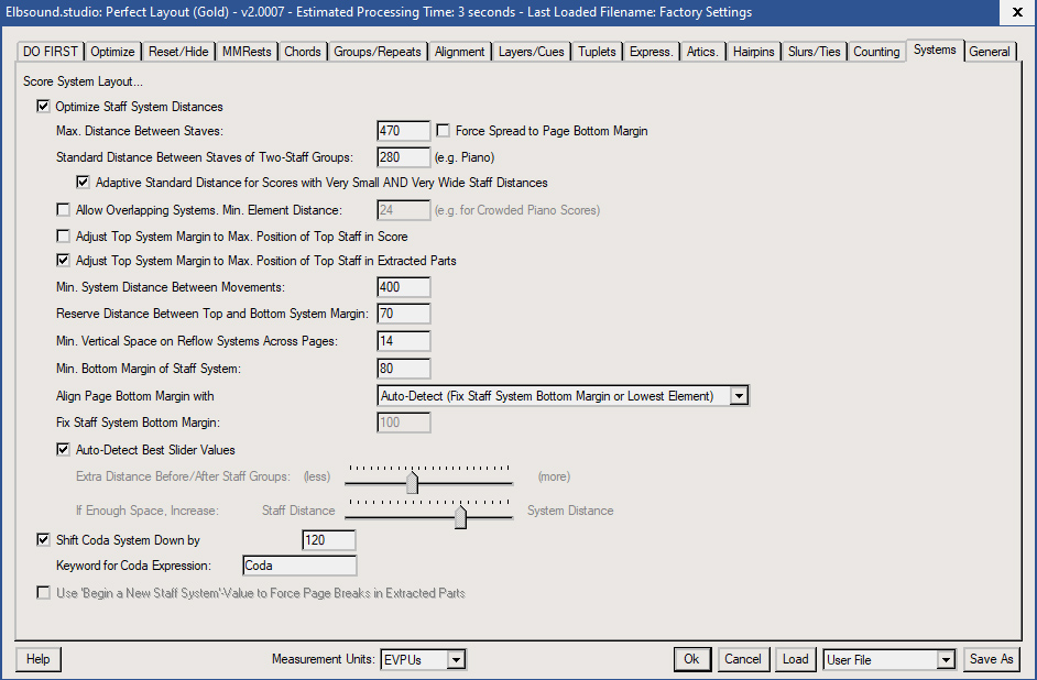 Perfect Layout: Einstellungssysteme